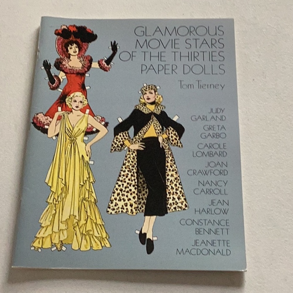 Glamorous Movie Stars Paper Dolls Book